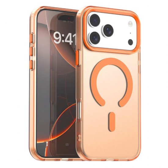 (iPhone 17 Pro Max) Techsuit Back Cover CandyCase MagSafe Orange
