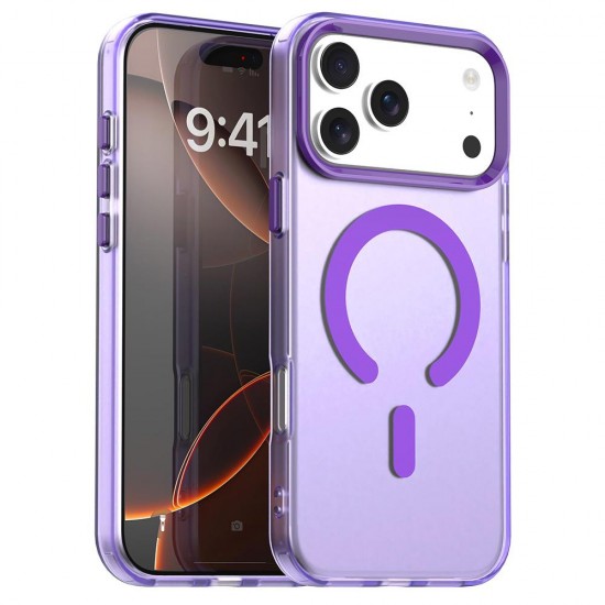 (iPhone 17 Pro Max) Techsuit Back Cover CandyCase MagSafe Purple
