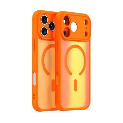 (iPhone 17 Pro Max) Techsuit Back Cover HaloFrost II MagSafe Orange