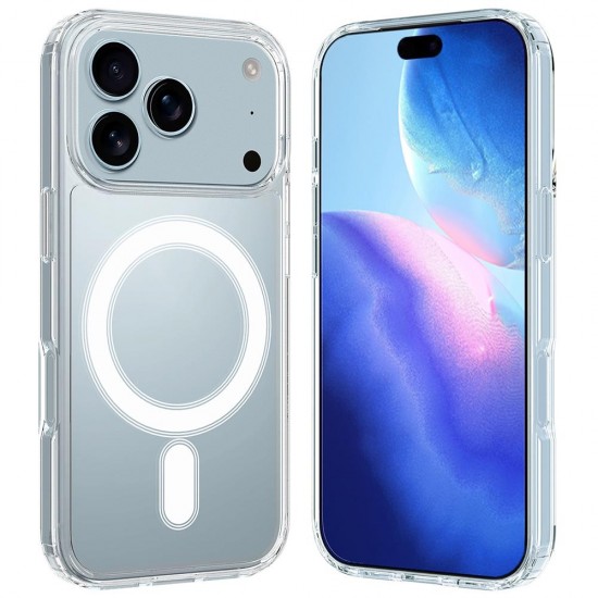 (iPhone 17 Pro Max) Techsuit Back Cover MagSafe Pro Transparent