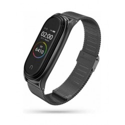 (Mi Band 7) Tech-Protect Milanese band Λουράκι Μεταλλικό Μαύρο