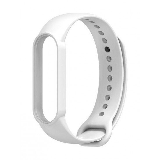 (Mi Smart Band 5/Mi Smart Band 6) Tech-Protect Icon Λουράκι Σιλικόνης Λευκό