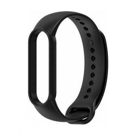 (Mi Smart Band 5/Mi Smart Band 6) Tech-Protect Icon Λουράκι Σιλικόνης Μαύρο
