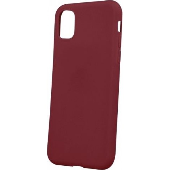 (Samsung A02s) Senso Back Cover Soft Touch Burgundy