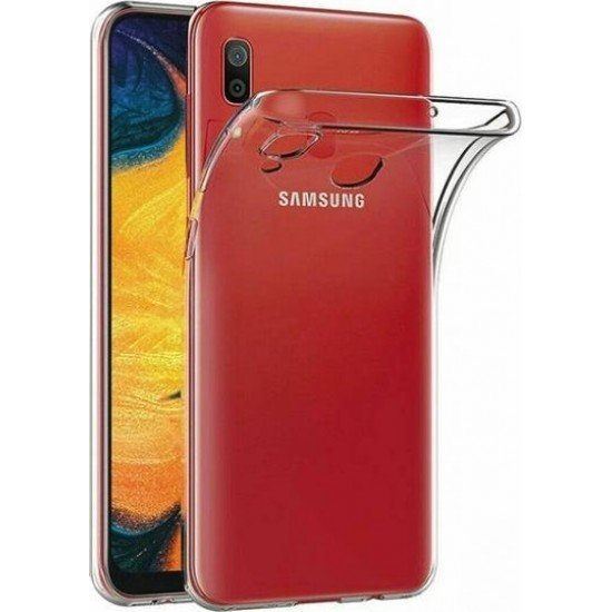 (Samsung A20s) Senso Back Cover TPU Transparent
