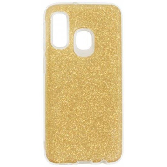 (Samsung A40) Θήκη Senso Back Cover Sunshine Gold