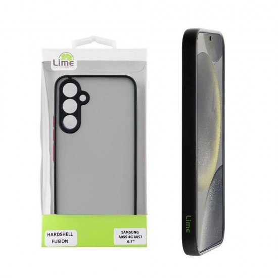 (Samsung Galaxy A05s) Lime Back Cover Hardshell Camera Protection Black