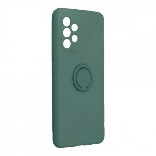 (Samsung Galaxy A13 5G) Senso Back Cover Ring Σιλικόνης Πράσινο