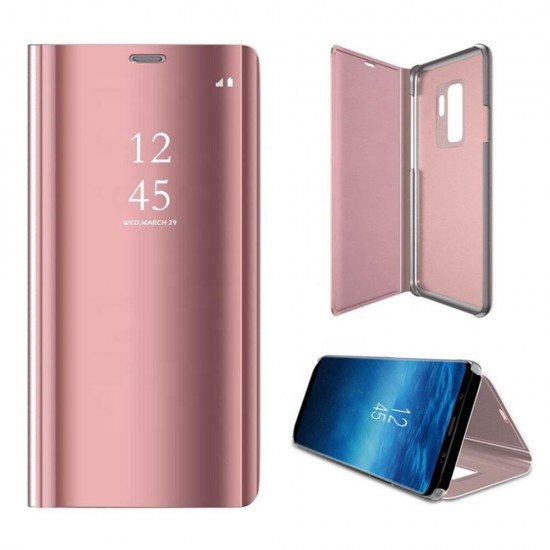 (Samsung Galaxy A16) OEM Book Cover Clear View Pink