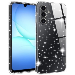 (Samsung Galaxy A17 4G/5G) Techsuit Back Cover SparkleSkin Series Clear