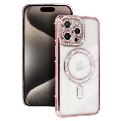 (Samsung Galaxy A17 5G) OEM Back Cover Magsafe Bling Pink