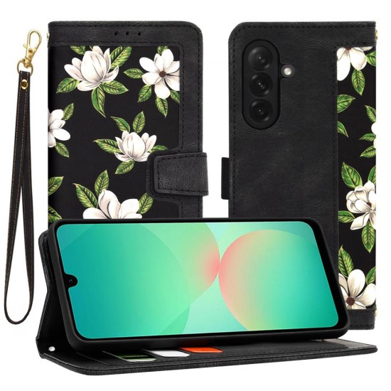 (Samsung Galaxy A26 5G) Techsuit Book Cover FlipCraft Flowers of the Dawn