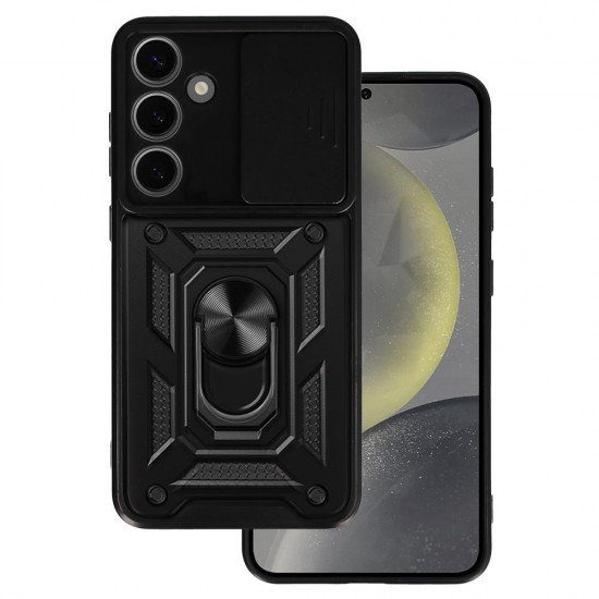 (Samsung Galaxy A35 5G) OEM Back Cover Armor Slide Camera Black