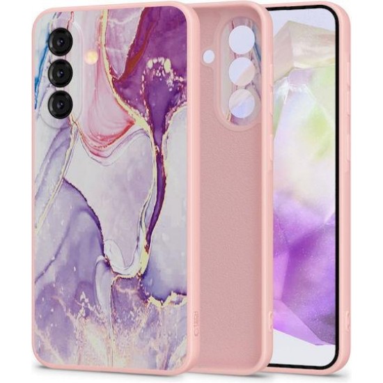 (Samsung Galaxy A36) Tech-Protect Back Cover Marble Pink