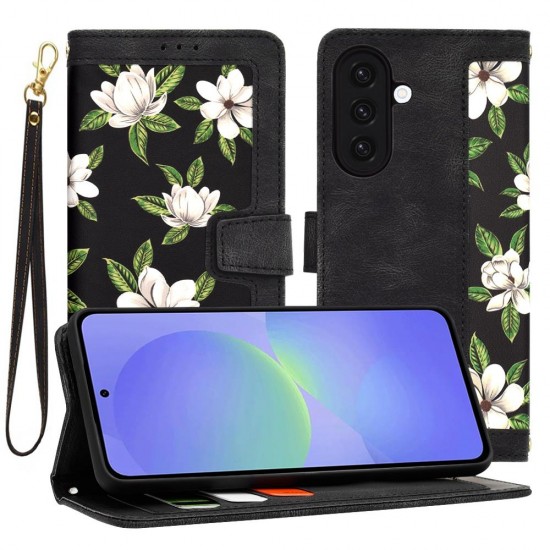 (Samsung Galaxy A36 5G) Techsuit Book Cover FlipCraft Flowers of the Dawn