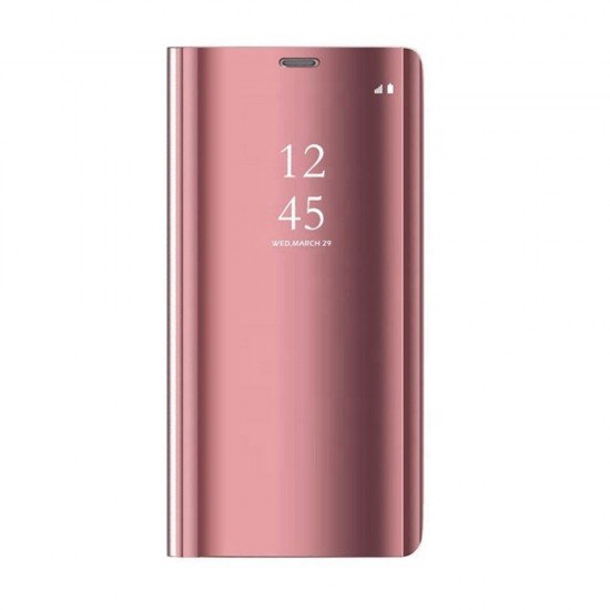 (Samsung Galaxy A55 5G) OEM Book Cover Clear View Pink