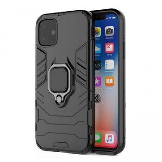 (Samsung Galaxy A56 5G) OEM Back Cover Ring Armor Black
