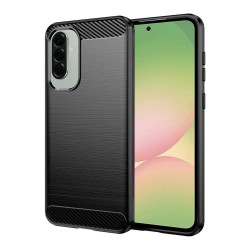 (Samsung Galaxy A56 5G) Techsuit Back Cover Carbon Silicone Black