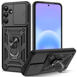 (Samsung Galaxy A57 5G) Techsuit Back Cover CamShield Series Black