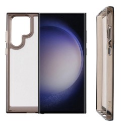 (Samsung Galaxy S23 Ultra 5G) Idol 1991 Back Cover Cristalyte TPU Διάφανη Γκρι