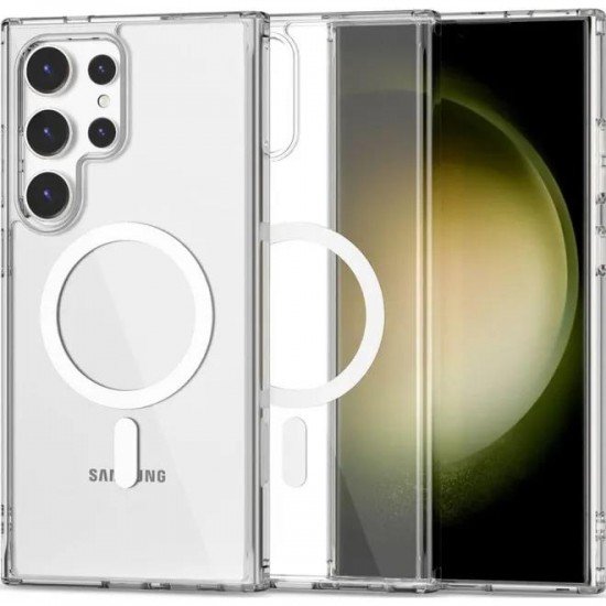 (Samsung Galaxy S24 Ultra) Tech-Protect Flexair Hybrid Back Cover Σιλικόνης  Διάφανο