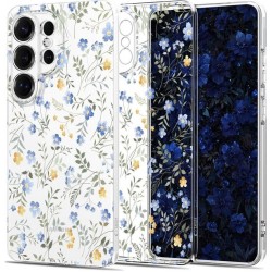 (Samsung Galaxy S26 Ultra) Tech-Protect Back Cover Flexair Spring Flowers