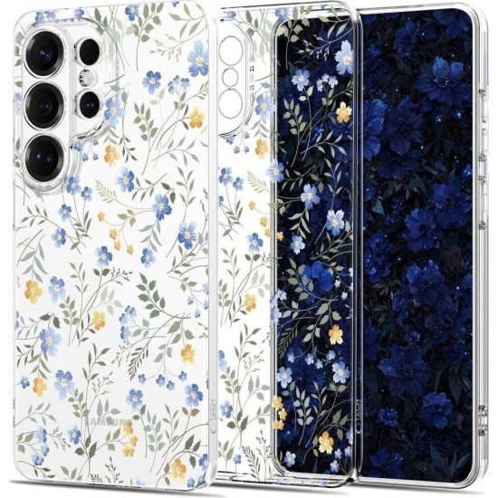 (Samsung Galaxy S26 Ultra) Tech-Protect Back Cover Flexair Spring Flowers