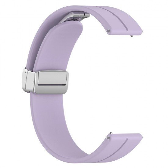 (Samsung Galaxy Watch 4/5/Active 2, Huawei Watch GT 3 42mm/GT 3 Pro 43mm) Techsuit Watchband 20mm (W011) Purple