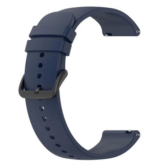 (Samsung Galaxy Watch 4/5/Active 2, Huawei Watch GT 3 42mm/GT 3 Pro 43mm) Techsuit Watchband 20mm W001 Dark Blue