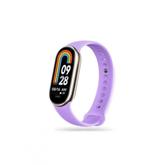 (Smart Band 8) Tech-Protect Iconband Λουράκι Σιλικόνης με Pin Violet