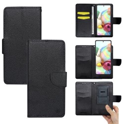 (Universal 6.7'') Sonique Book Cover Trend Wallet με Clip Μαύρο