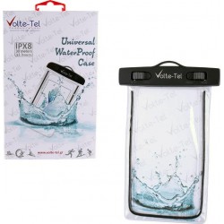 (Universal έως 6.8'') Volte-Tel Waterproof Case Luminus IPX8 30m Μαύρο