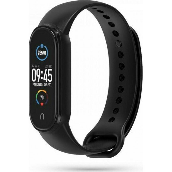 (Xiaomi Mi Smart Band 5/6) Tech-Protect Iconband Λουράκι Σιλικόνης Μαύρο