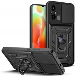 (Xiaomi Redmi 12C) Tech-Protect Camshield Pro Back Cover Πλαστικό Ανθεκτική Μαύρο