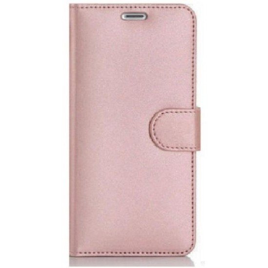 (Xiaomi Redmi 14C/Poco C75) OEM Book Cover Fancy Diary Rose Gold