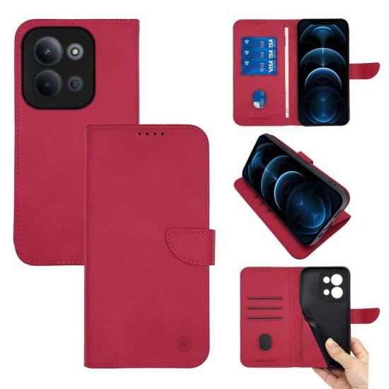 (Xiaomi Redmi 15C/Poco C85) Sonique Book Cover Urban Wallet Φούξια