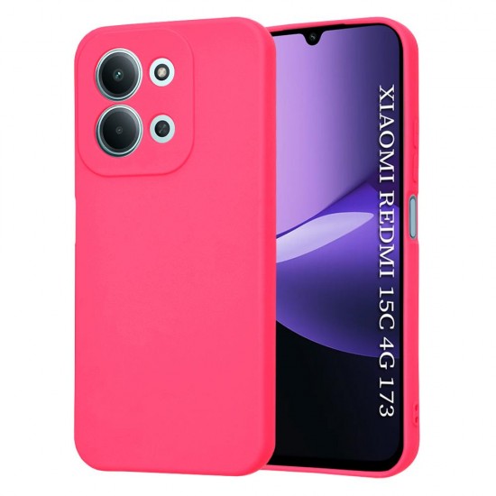 (Xiaomi Redmi 15C 4G/5G) Techsuit Back Cover SoftFlex Hot Pink