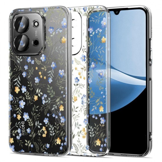 (Xiaomi Redmi 15C 5G) Tech-Protect Back Cover Flexair Spring Flowers