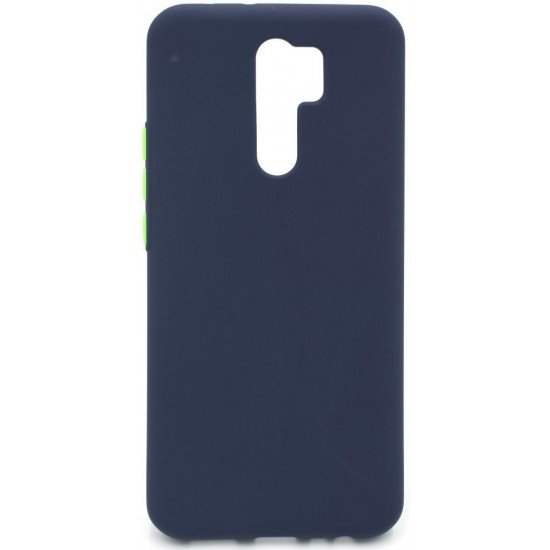 (Xiaomi Redmi 9) OEM Back Cover Solid Silicone Navy