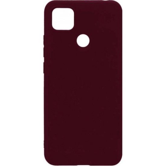 (Xiaomi Redmi 9C) Senso Liquid Back Cover Σιλικόνης Μπορντό