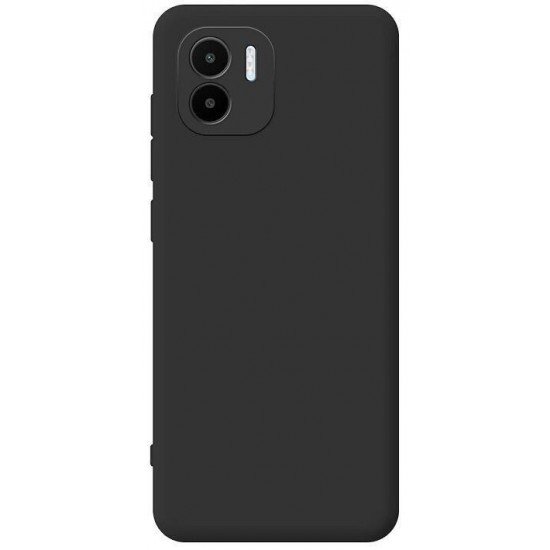 (Xiaomi Redmi A1/A2) Senso Liquid Back Cover Σιλικόνης Μαύρο