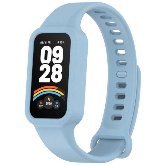 (Xiaomi Redmi Band 9 Active/Band 3) OEM Λουράκι Σιλικόνης Γαλάζιο