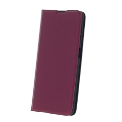 (Xiaomi Redmi Note 12 4G) OEM Book Cover Smart Soft Μπορντό