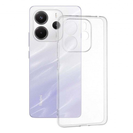 (Xiaomi Redmi Note 14 4G) OEM Back Cover Silicone Transparent