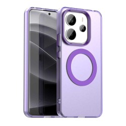(Xiaomi Redmi Note 14 4G) Techsuit Back Cover CandyCase MagSafe Purple