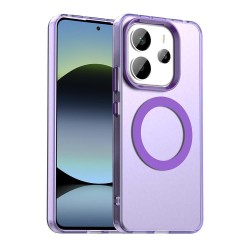(Xiaomi Redmi Note 14 5G) Techsuit Back Cover CandyCase MagSafe Purple