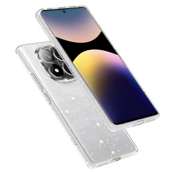 (Xiaomi Redmi Note 14 Pro 4G) Techsuit Back Cover SparkleSkin Clear