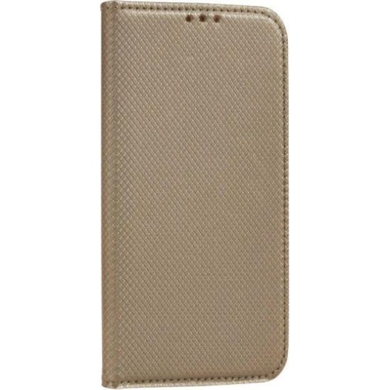 (Xiaomi Redmi Note 14 Pro 5G/14 Pro Plus 5G) Senso Book Cover Smart Magnet Gold