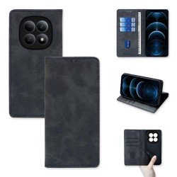 (Xiaomi Redmi Note 15 4G/5G/Poco M8 5G) Sonique Book Vintage Magnet Wallet Black
