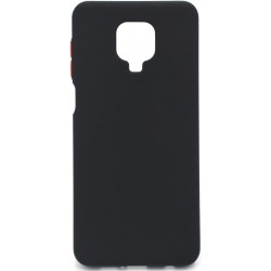 (Xiaomi Redmi Note 9S/Note 9 Pro/Note 9 Pro Max) OEM Back Cover Solid Silicone Black